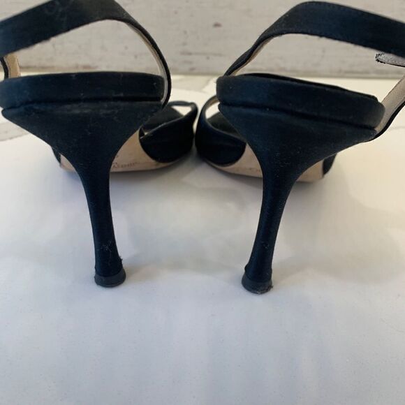 Jimmy Choo Black Slingback heels sz 37 - Picture 9 of 15